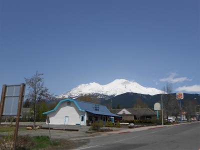 View form the city of Mt. Shasta
